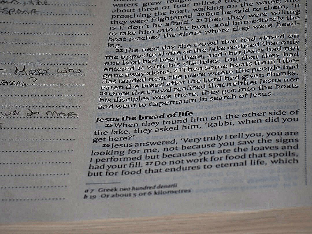 A close up of a book with writing on it