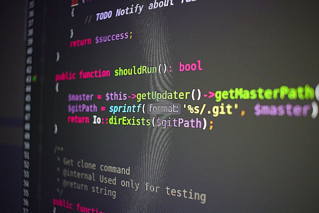 a computer screen with a bunch of text on it