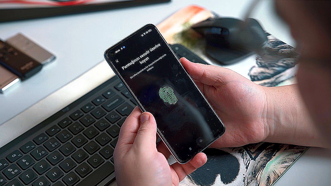 a person holding a phone