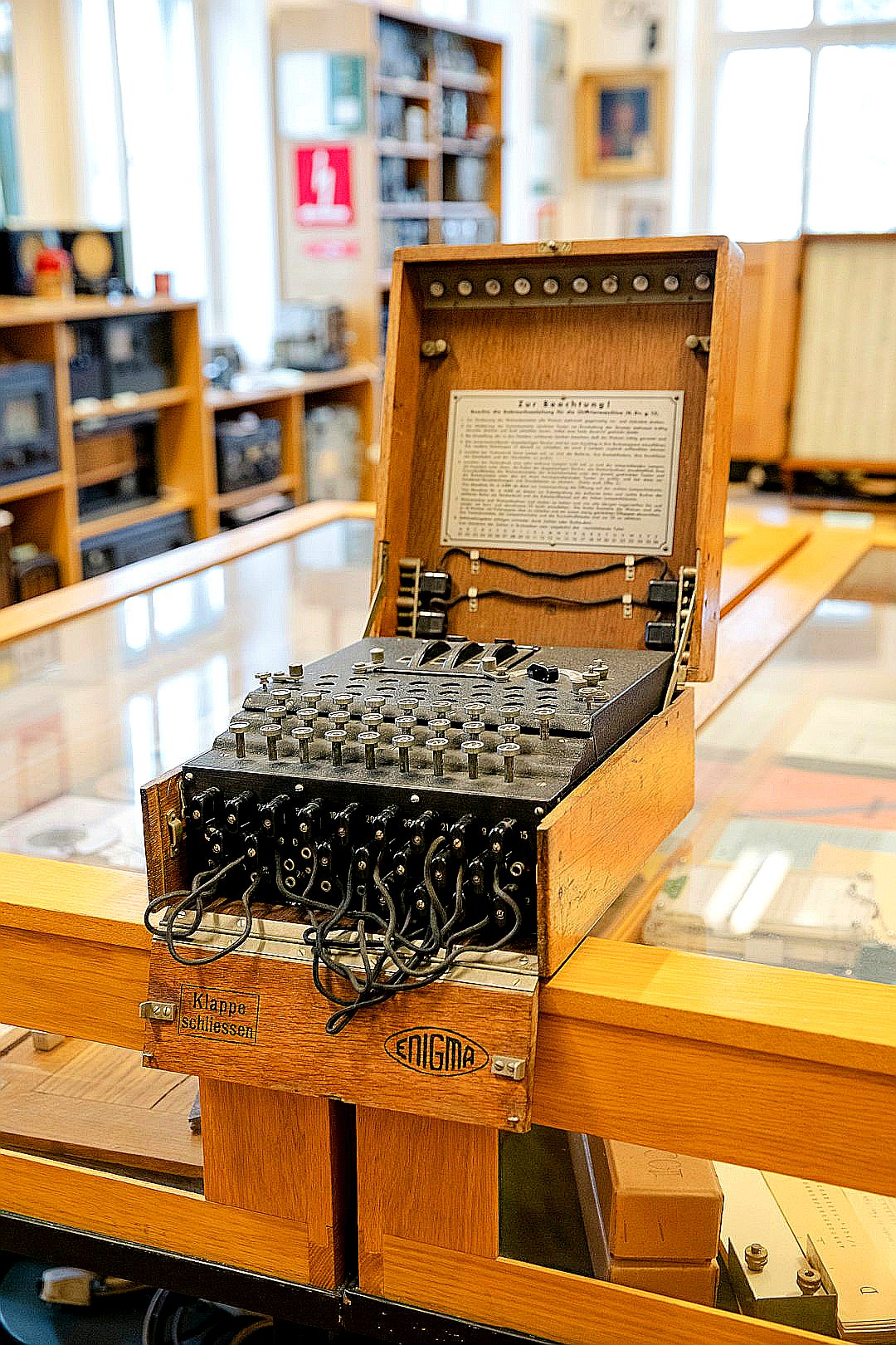 a typewriter on a table