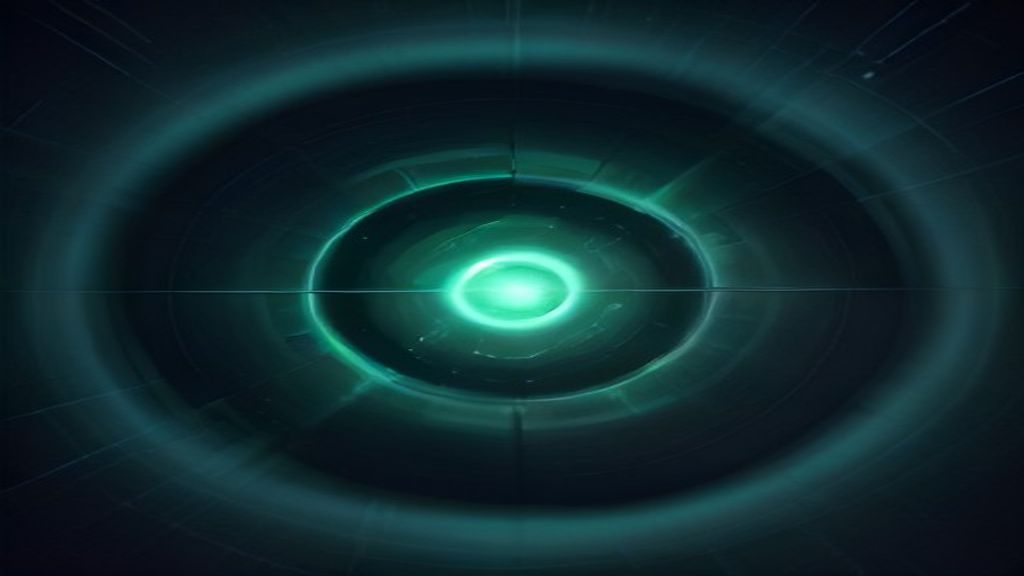 A high-speed flow of luminous digital particles rearranging themselves from a grid into a complex spiral. Photorealistic