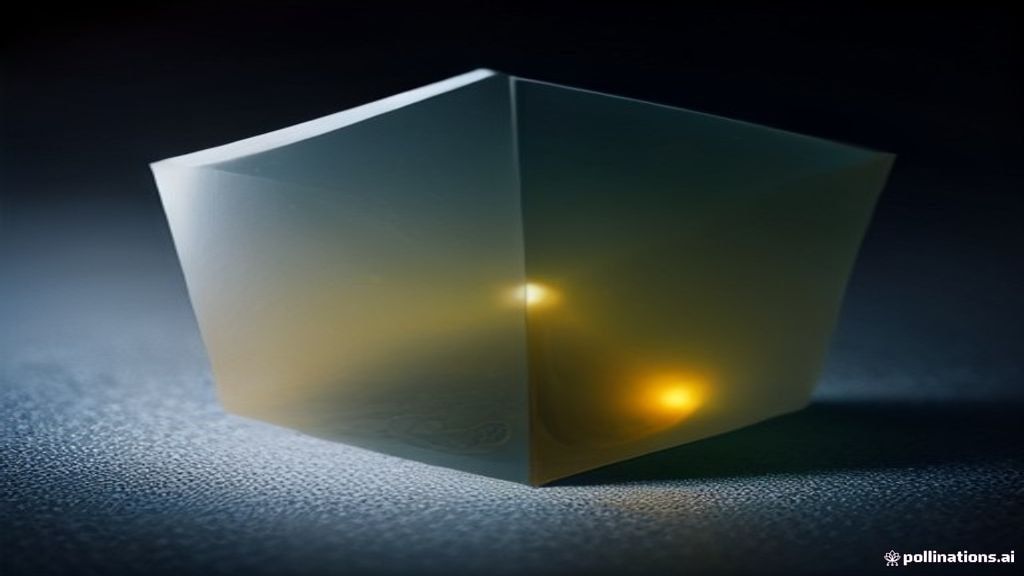 A futuristic optical lens floating in a void, capturing a blurred stream of data and projecting a crystal-clear, high-de