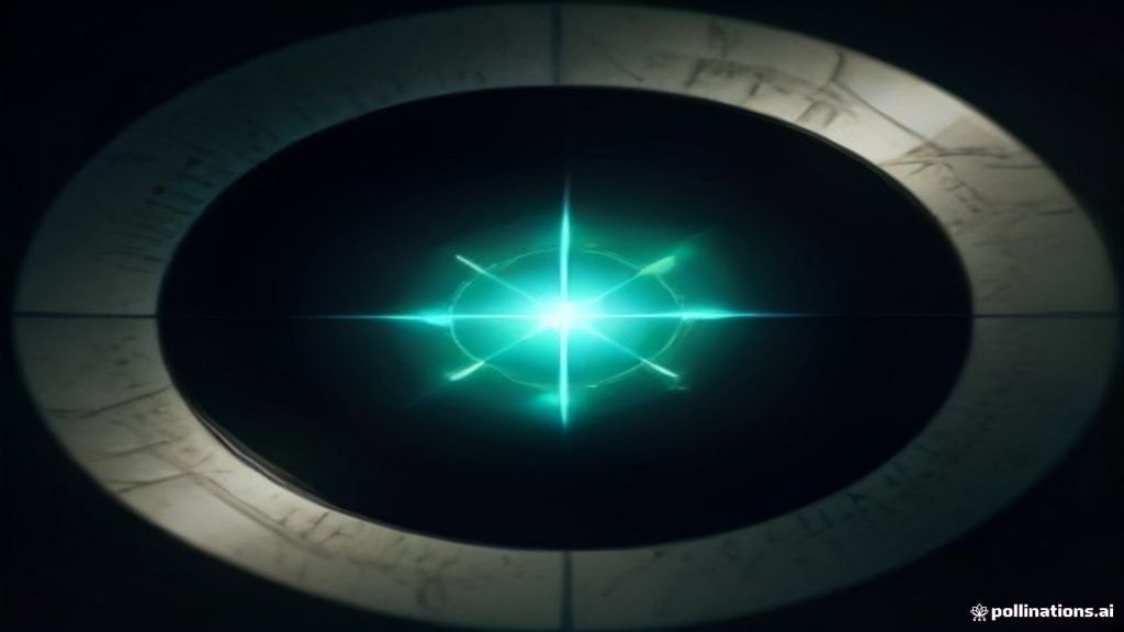 Cinematic close-up of a futuristic silicon wafer forming an Ouroboros circle. Glowing gold circuitry weaving into itself